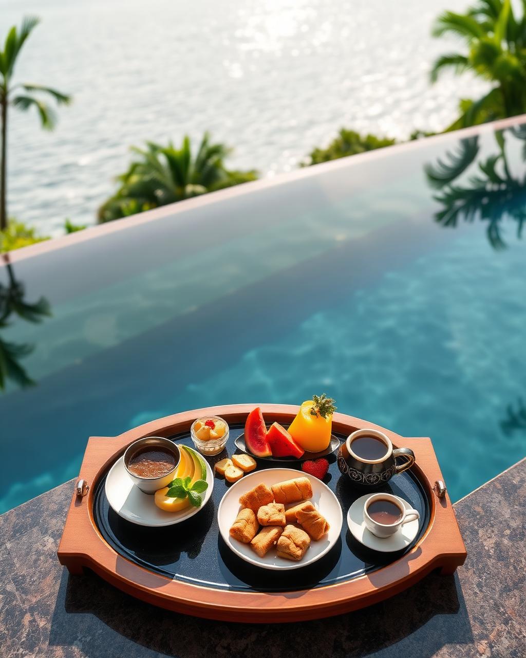 Poolside Dining