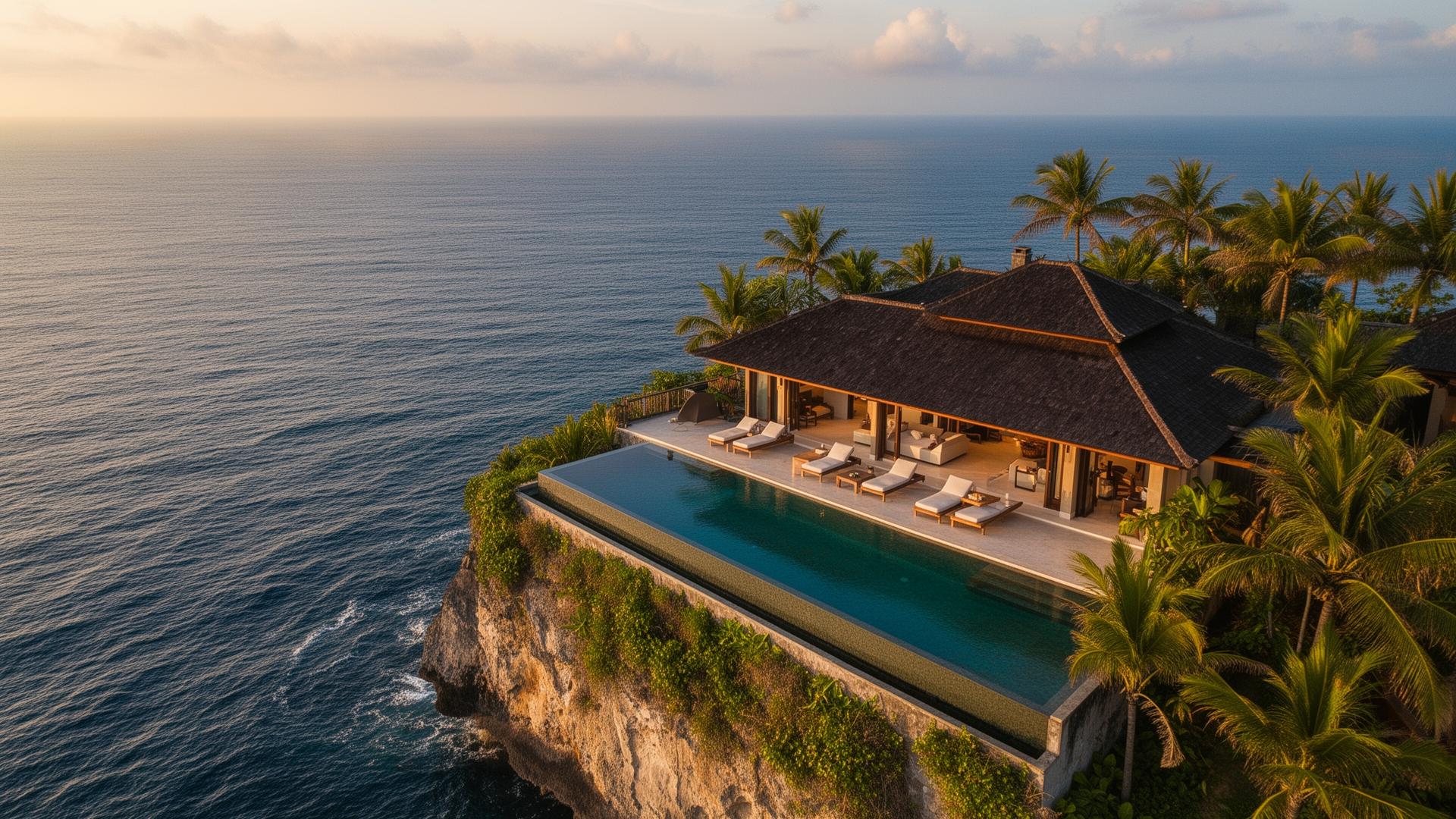 Villa overlooking the ocean